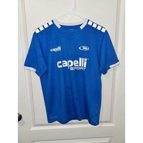 Capelli Sport Other - -Capelli Soccer Shirt Size Sm Blue N White Length 25.5” Chest 20”